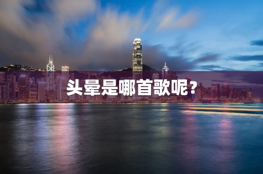 头晕是哪首歌呢？