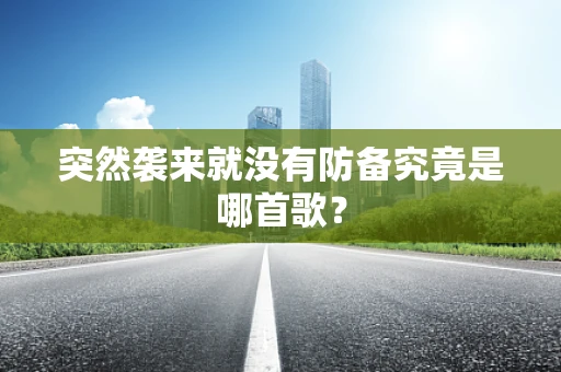 突然袭来就没有防备究竟是哪首歌？