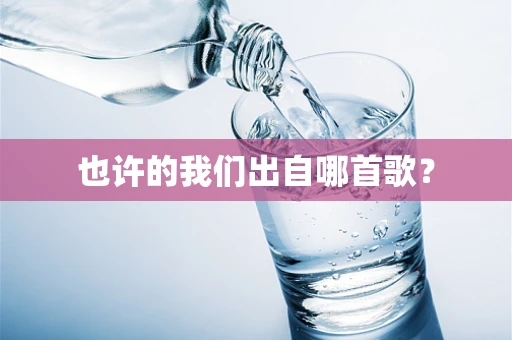 也许的我们出自哪首歌？