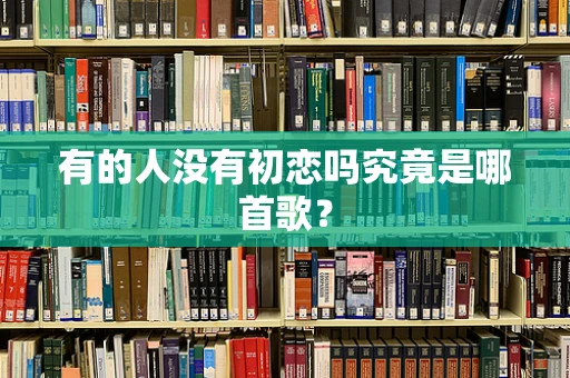 有的人没有初恋吗究竟是哪首歌？