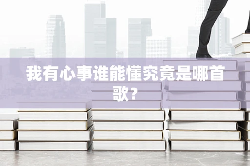 我有心事谁能懂究竟是哪首歌？