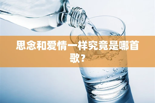思念和爱情一样究竟是哪首歌？