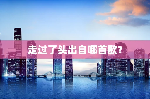 走过了头出自哪首歌？