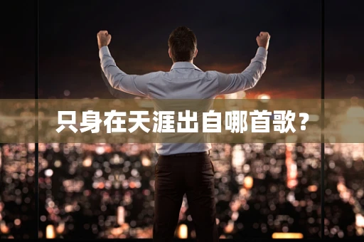 只身在天涯出自哪首歌？