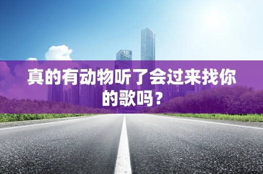 真的有动物听了会过来找你的歌吗？