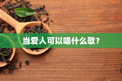 当爱人可以唱什么歌？