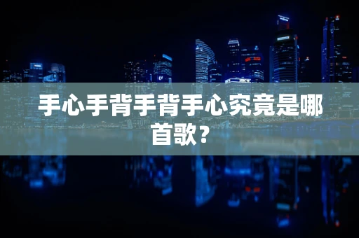 手心手背手背手心究竟是哪首歌？