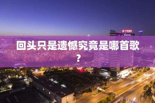 回头只是遗憾究竟是哪首歌？