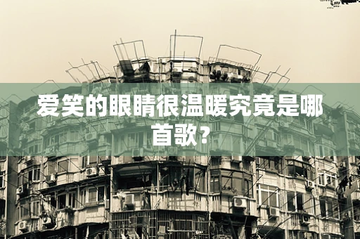 爱笑的眼睛很温暖究竟是哪首歌？