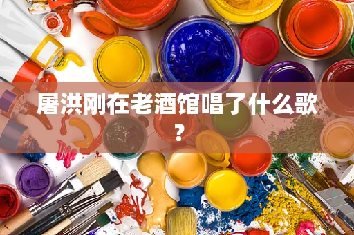 屠洪刚在老酒馆唱了什么歌？