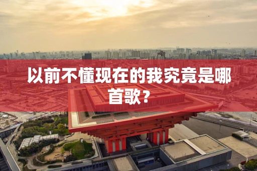 以前不懂现在的我究竟是哪首歌？