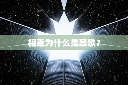 相连为什么是禁歌？