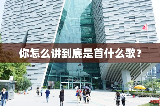 你怎么讲到底是首什么歌？