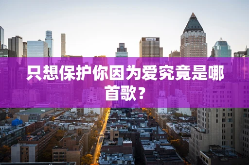只想保护你因为爱究竟是哪首歌？