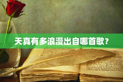 天真有多浪漫出自哪首歌？