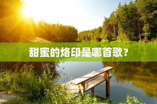 甜蜜的烙印是哪首歌？