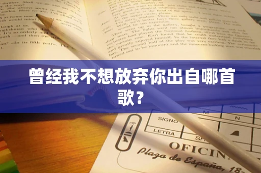 曾经我不想放弃你出自哪首歌？