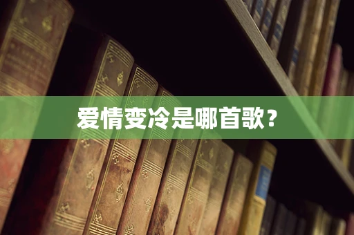 爱情变冷是哪首歌？