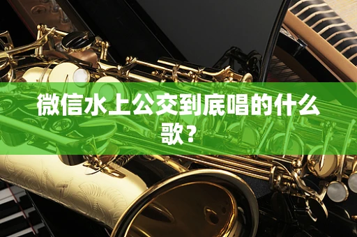 微信水上公交到底唱的什么歌？
