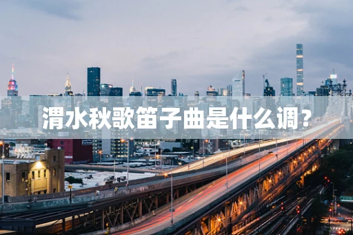 渭水秋歌笛子曲是什么调？