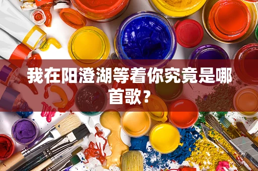 我在阳澄湖等着你究竟是哪首歌？