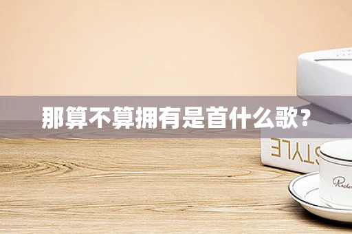 那算不算拥有是首什么歌？