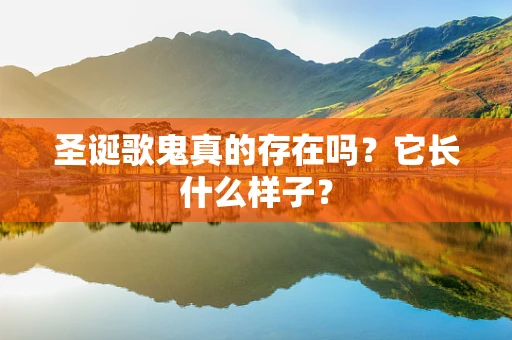 圣诞歌鬼真的存在吗？它长什么样子？