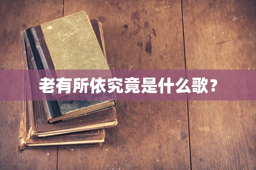 老有所依究竟是什么歌？