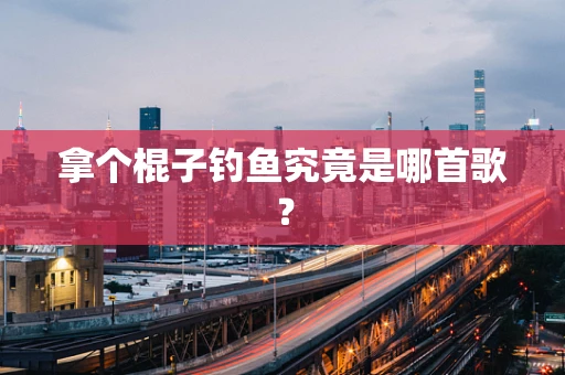 拿个棍子钓鱼究竟是哪首歌？