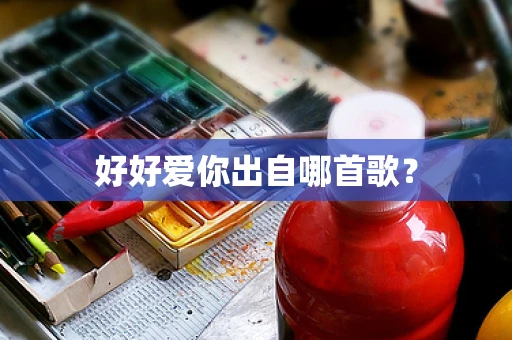 好好爱你出自哪首歌？