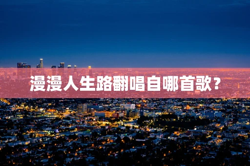 漫漫人生路翻唱自哪首歌？