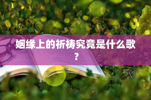 姻缘上的祈祷究竟是什么歌？