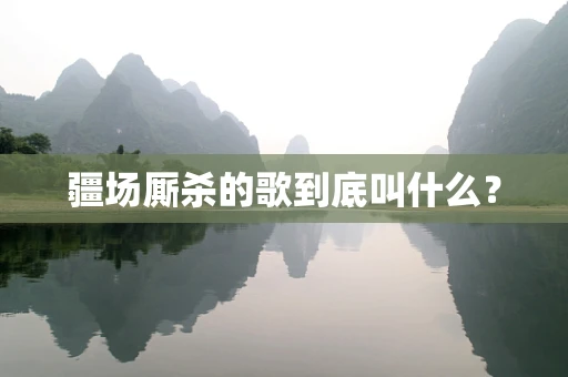 疆场厮杀的歌到底叫什么？