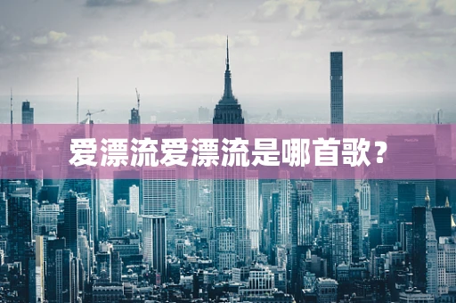 爱漂流爱漂流是哪首歌？