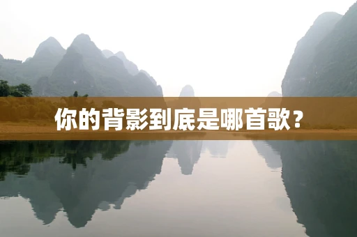 你的背影到底是哪首歌？