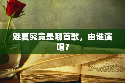 魅夏究竟是哪首歌，由谁演唱？