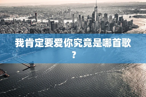 我肯定要爱你究竟是哪首歌？