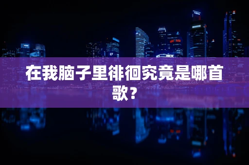 在我脑子里徘徊究竟是哪首歌？