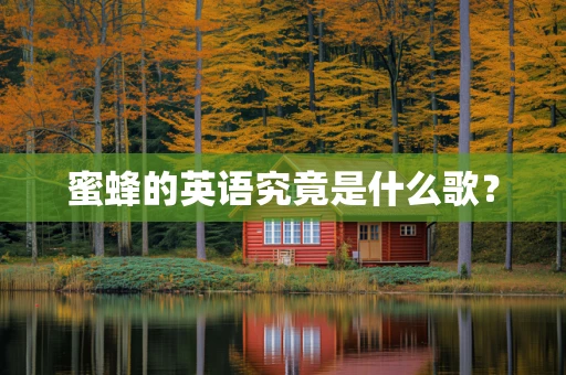 蜜蜂的英语究竟是什么歌？