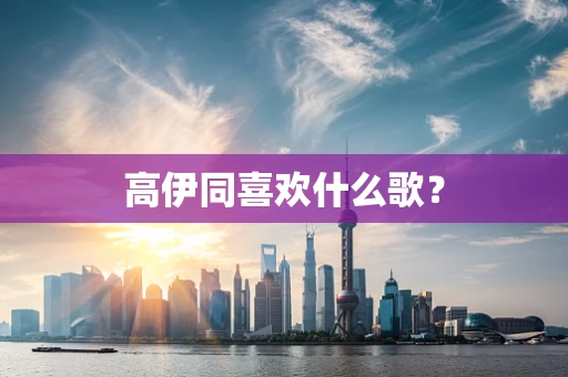 高伊同喜欢什么歌？