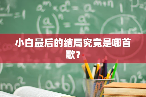小白最后的结局究竟是哪首歌？