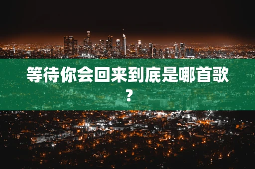等待你会回来到底是哪首歌？