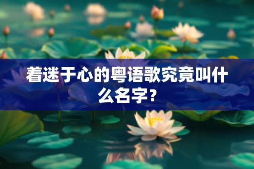 着迷于心的粤语歌究竟叫什么名字？