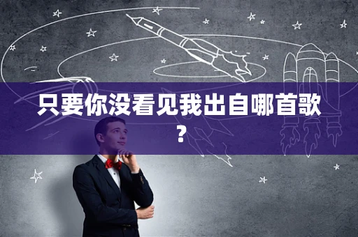 只要你没看见我出自哪首歌？