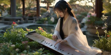 思美人中莫愁弹琴唱的是什么歌？