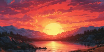 火红的夕阳出自哪首歌？