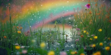 藏歌里雨后的彩虹究竟叫什么？