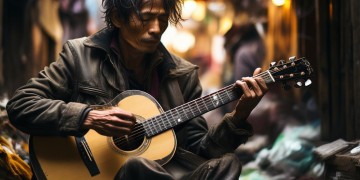 街头乞丐经常放的歌究竟是什么？