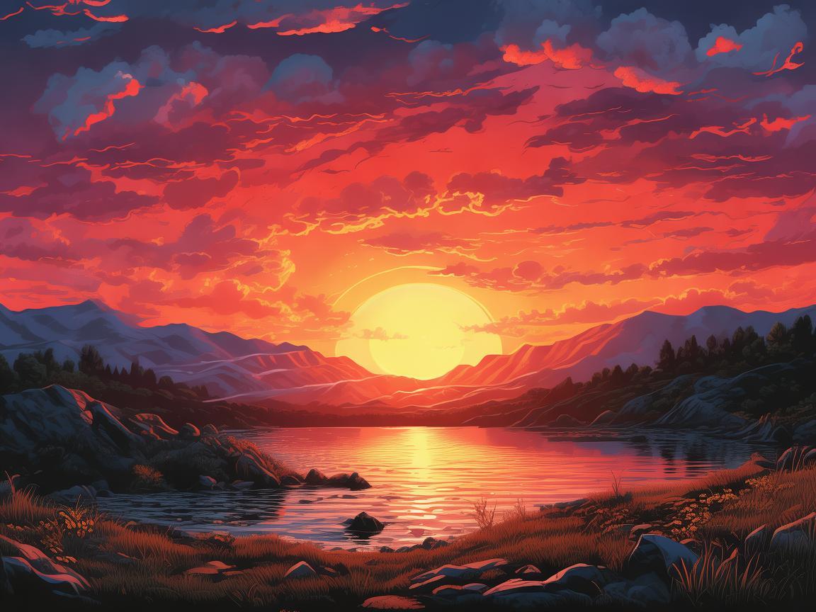 火红的夕阳出自哪首歌？