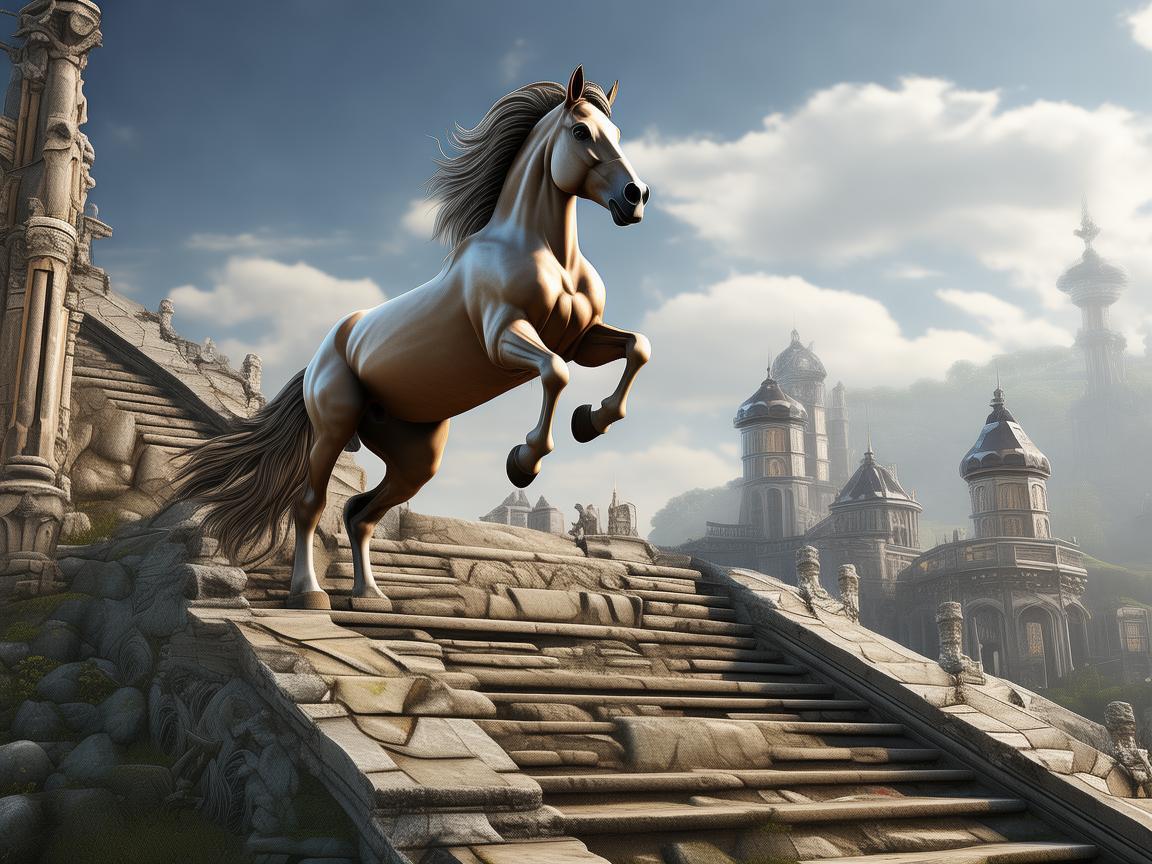 骑马奔跑上台阶究竟是哪首歌? 骑马奔跑上台阶究竟是哪首歌?